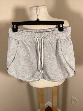 Aerie Take It Easy Heather Gray Sweat Shorts